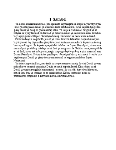 1 Samuel