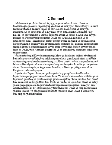 2 Samuel